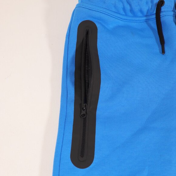 NWT Nike Tech Fleece Short - Boys Blue Size Medium - Picture 7 of 14
